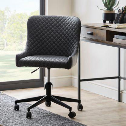 An Image of Montreal PU Office Chair Grey