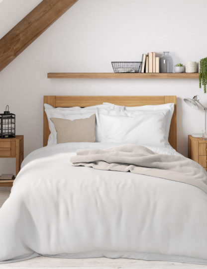 An Image of M&S Pure Cotton 600 Thread Count Sateen Bedding Set