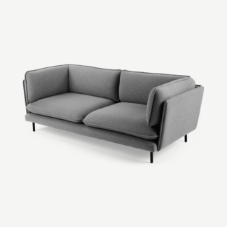 An Image of Wes 3 Seater Sofa, Elite Grey
