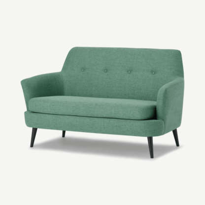 An Image of Verne 2 Seater Sofa, Soft Green