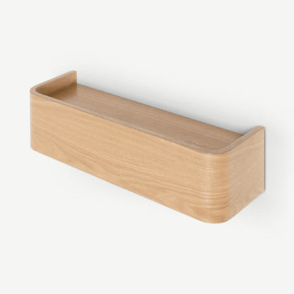 An Image of Esme Floating Compact Shelf, Ash