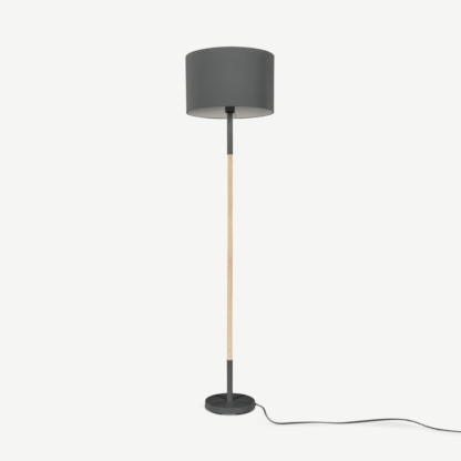 An Image of Kyle Floor Lamp, Charcoal