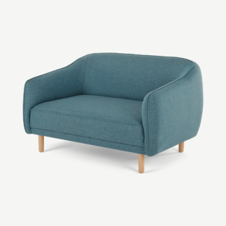 An Image of Haring 2 Seater Sofa, Azure Blue