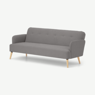 An Image of Elvi Click Clack Sofa Bed, Marshmallow Grey