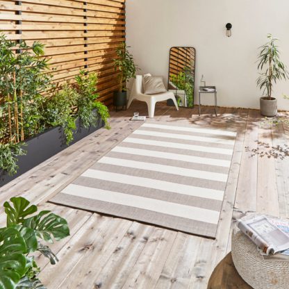 An Image of Santa Monica Indoor Outdoor Rug Santa Monica Beige Cream