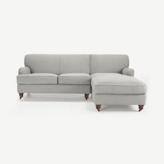 An Image of Orson Right Hand Facing Chaise End Corner Sofa, Chic Grey