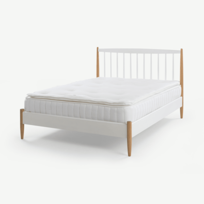 ac687eff21d4c812805b24e203b2619d6975242cbc731cb29addd67db24e4c83-2.png An Image of Tuvo Pillow Top Open Coil, Medium Tension, Double Mattress