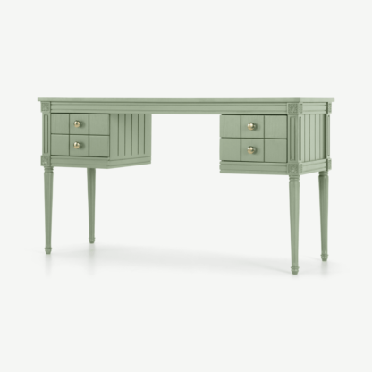 An Image of Bourbon Vintage Desk, Sage Green