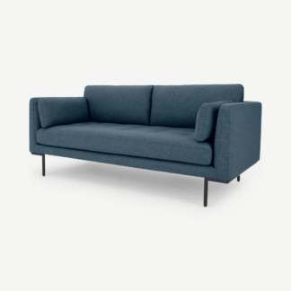 An Image of Harlow Large 2 Seater Sofa, Orleans Blue