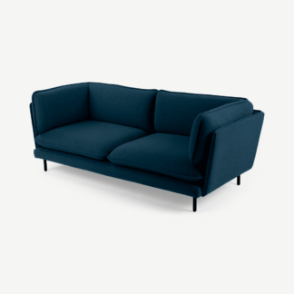 An Image of Wes 3 Seater Sofa, Elite Teal