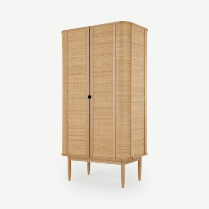 af865e3579f165cd3bcd951c911b5f3d560a47203ffa622810cde3897037c4ba-1.png An Image of Liana Double Wardrobe, Ash & Rattan