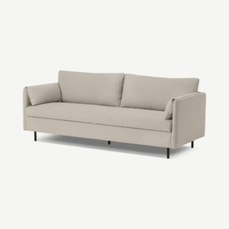 An Image of Hitomi Platform Sofa Bed, Oat Weave