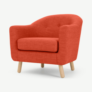 An Image of Lottie Armchair, Tuscan Orange