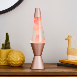 An Image of Pink Lava Lamp Rose Gold