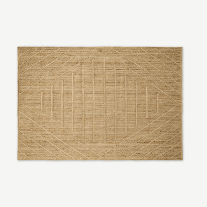 An Image of Aminatta Rug, Large 160 x 230cm, Natural Jute