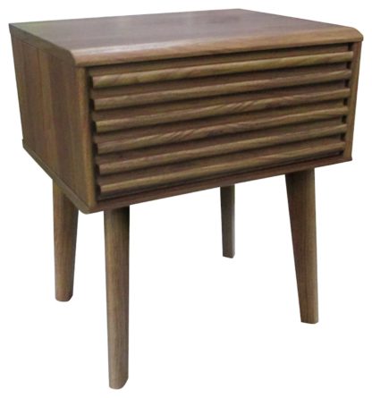 An Image of Copen 1 Drawer Side Table - Walnut