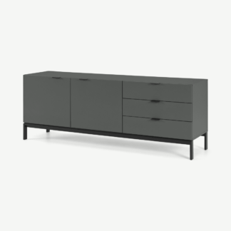 An Image of Marcell Wide Sideboard, Grey