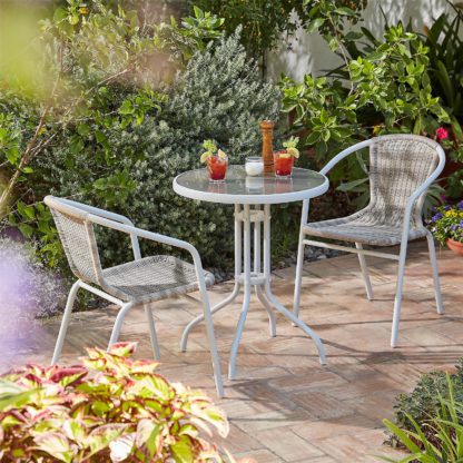 An Image of Eloise Bistro Set - Natural