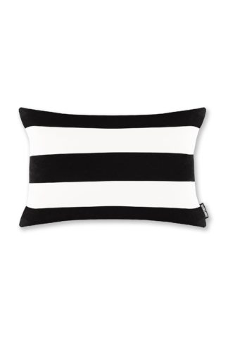 An Image of Monochrome Stripe Cushion