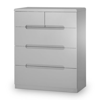 An Image of Manhattan Grey 3 + 2 Drawer Chest