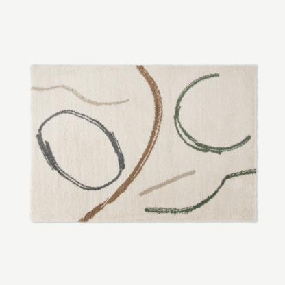 An Image of Mariyah Pile Rug, Large 160 x 230cm, Multi