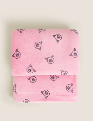 An Image of M&S Fleece Percy Pig™ Throw