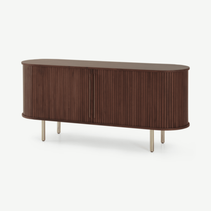 An Image of Tambo Sideboard, Walnut & Brass