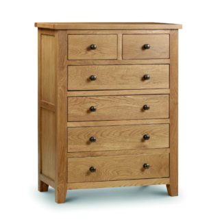 An Image of Marlborough Oak 4 + 2 Drawer Chest