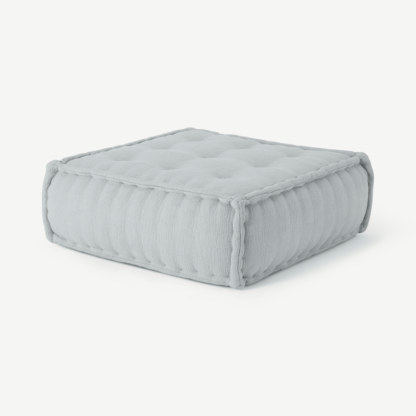 An Image of Sully Floor Cushion, Glacier Grey