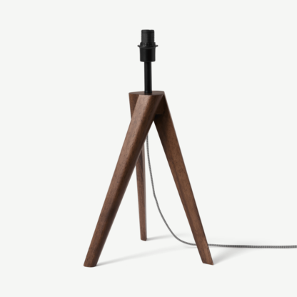 An Image of Madison Table Lamp Base, Walnut