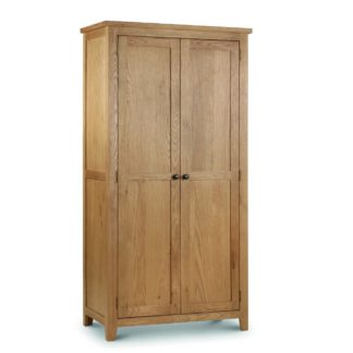 An Image of Marlborough Oak 2 Door Wardrobe