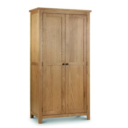 bbb6ca9a8a27d35a0dec7a03bb31dc31cd2d55ad25b1b3a1e67ca0a37c332390.jpg An Image of Marlborough Oak 2 Door Wardrobe