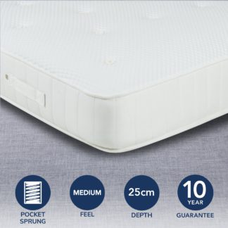 An Image of Fogarty Dreamy Comfort Seaqual 1000 Pocket Sprung Mattress Yellow