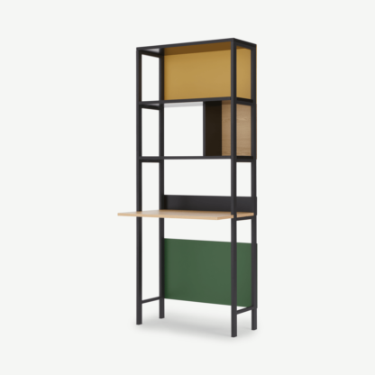 An Image of Duncan Storage Desk, Multicolour