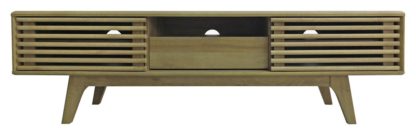 An Image of Copen 1 Door TV Unit - Oak