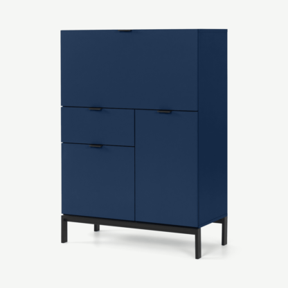 An Image of Marcell Desk Bureau, Deep Blue