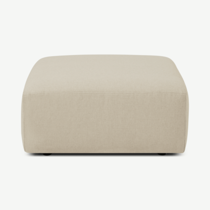 An Image of Jacklin Footstool, Natural Recycled Weave