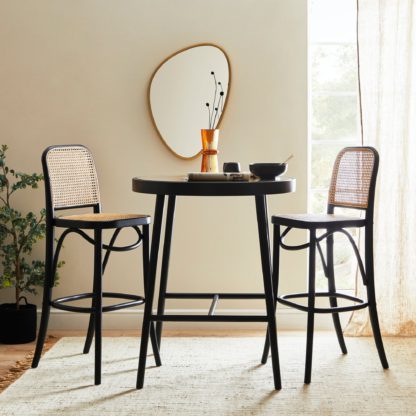 An Image of Tulle Bar Stool Black