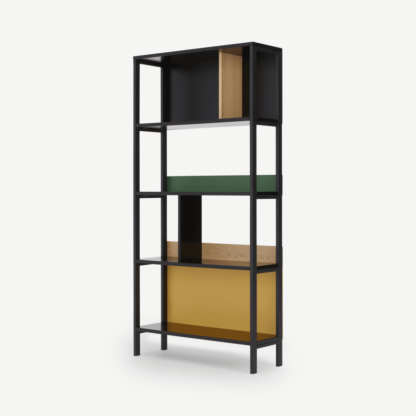 An Image of Duncan Shelving Unit, Multicolour