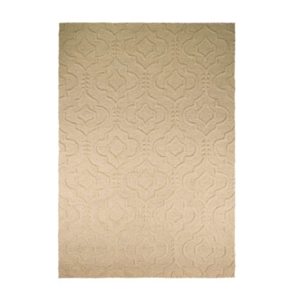 An Image of Cream Moorish Marrakech Geometric Rug Cream