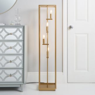 An Image of Madrid Floor Lamp Gold