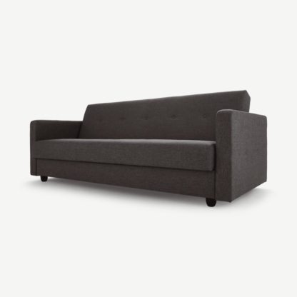 An Image of Chou Click Clack Sofa Bed with Storage, Cygnet Grey