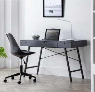 An Image of Trianon Grey Wooden Desk
