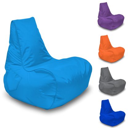 An Image of Bonkers Gamer Dark Navy Blue Bean Bag