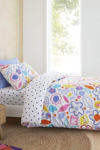 An Image of Blomme Floral Single Duvet Set