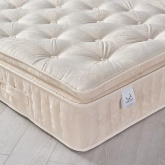 An Image of Signature 2000 Pocket Sprung Pillow Top Natural Fillings Mattress - 5ft King Size (150 x 200 cm)