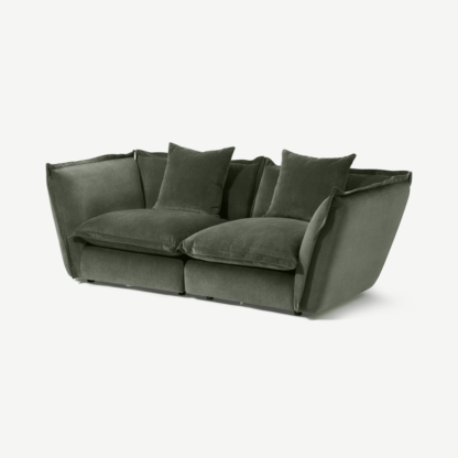 An Image of Fernsby 2 Seater Sofa, Spruce Chenille
