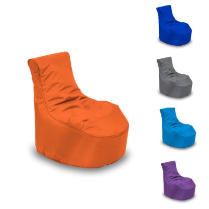 An Image of Bonkers Orange Kicky Bean Bag