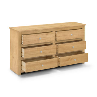 An Image of Radley Pine 6 Drawer Chest