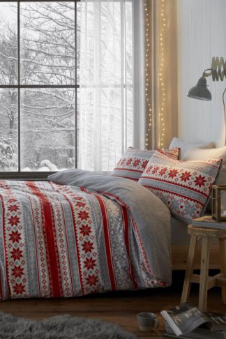 An Image of So Soft Velvet Touch Fairisle King Duvet Set